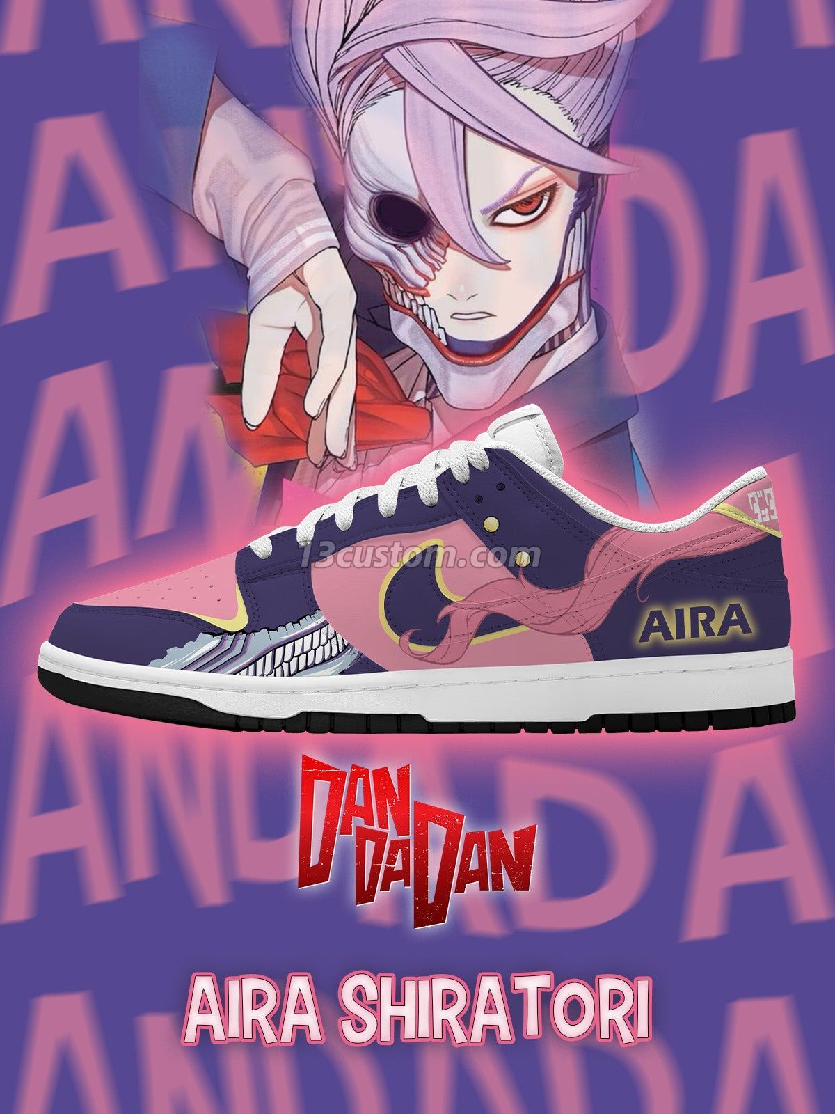 Aira Shiratori V.2 Custom Court-Low Sneakers
