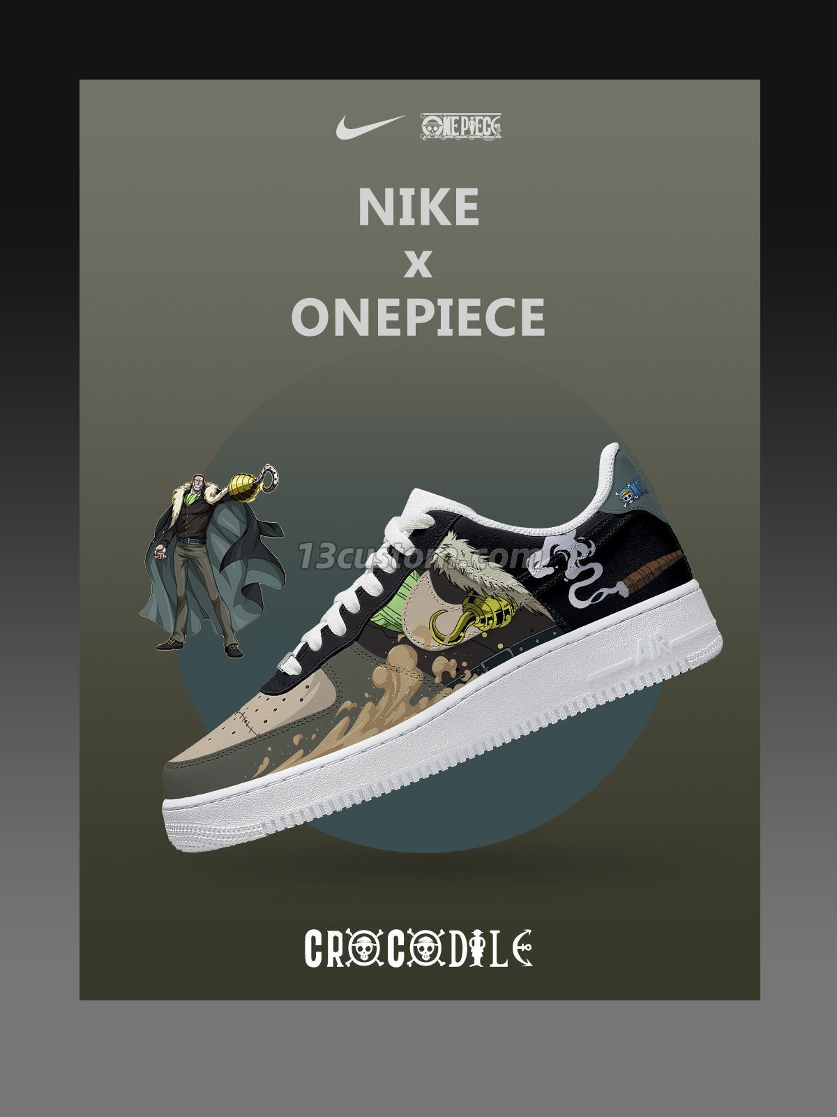 Crocodile V.1 Custom Sneakers