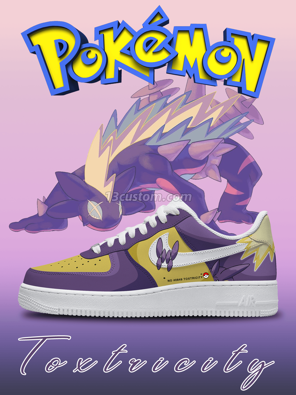 No.0849 Toxtricity Custom Sneakers