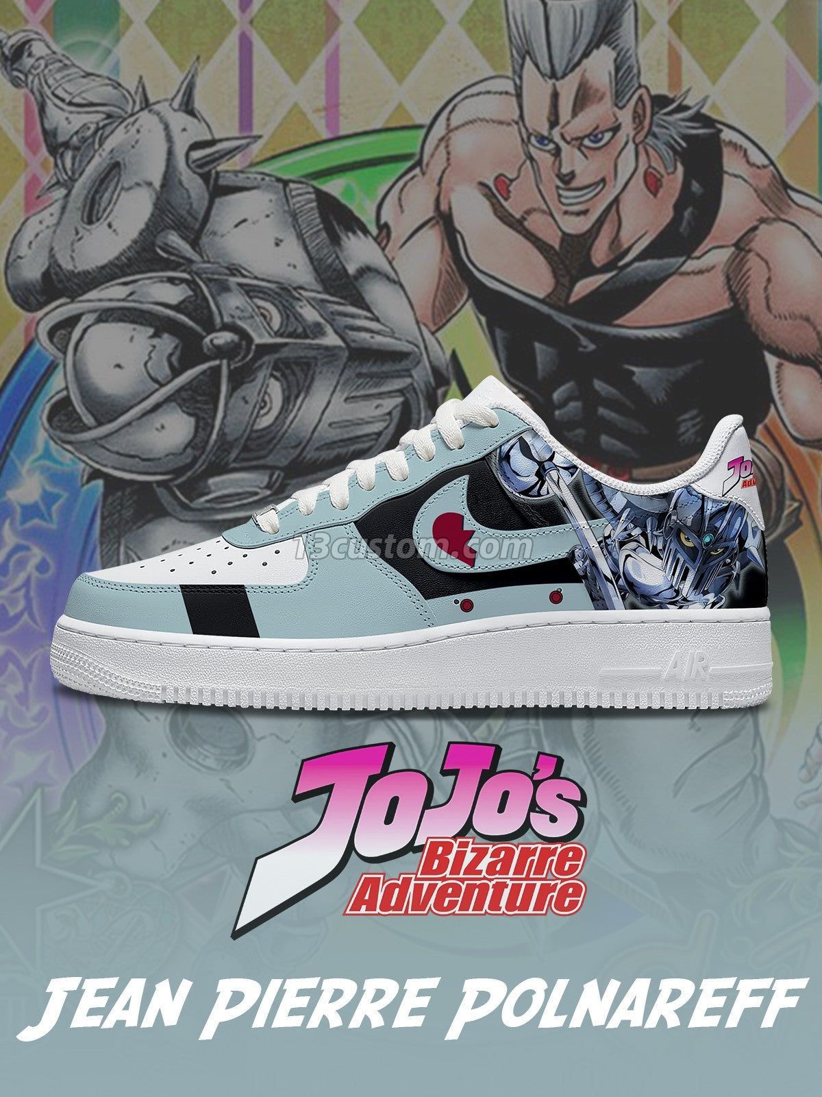 Jean Pierre Polnareff V.2 Custom Sneakers
