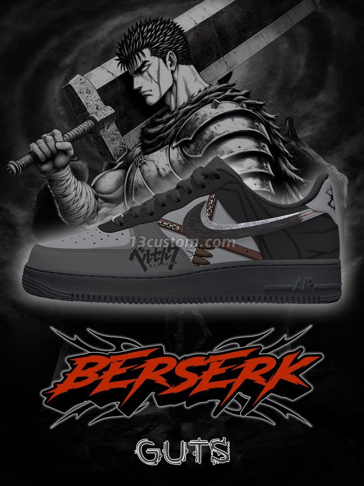 Guts V.1 Custom Sneakers