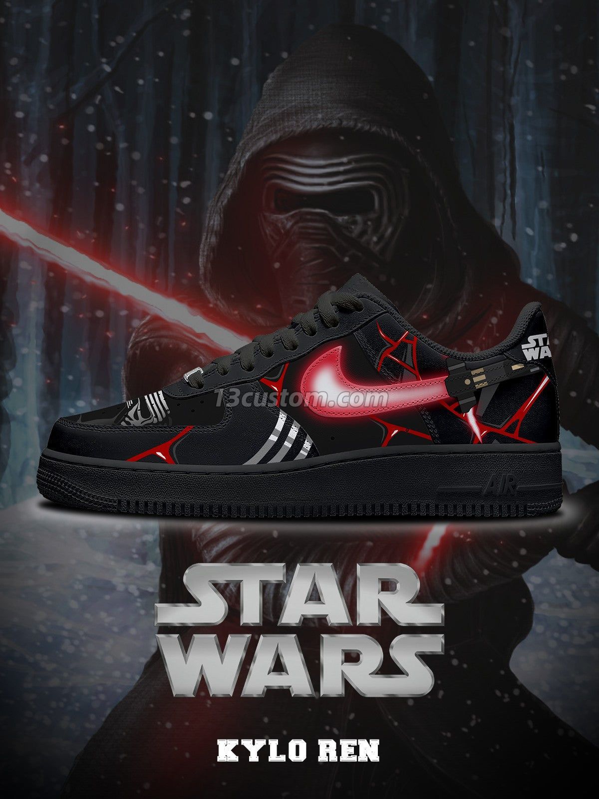 Kylo Ren V.1 Custom Sneakers