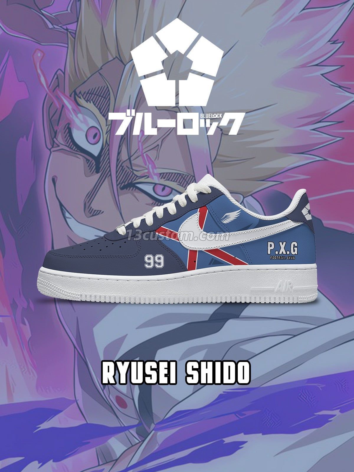 Ryusei Shido V.2 Custom Sneakers