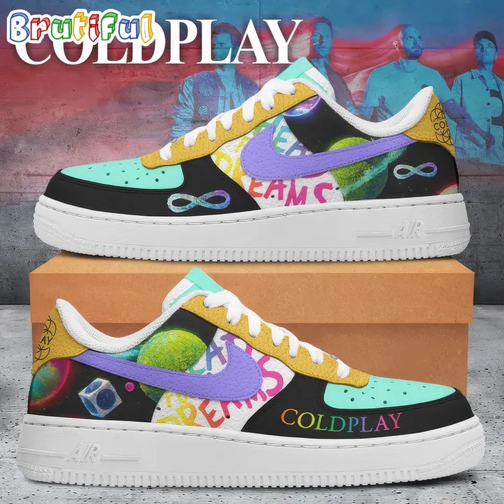 Cold Play Music Band Air Force 1 Shoes Sneaker