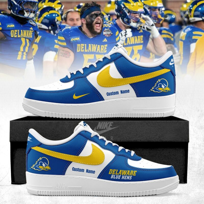 Delaware Fightin’ Blue Hens Special Edition AF1 Sneakers