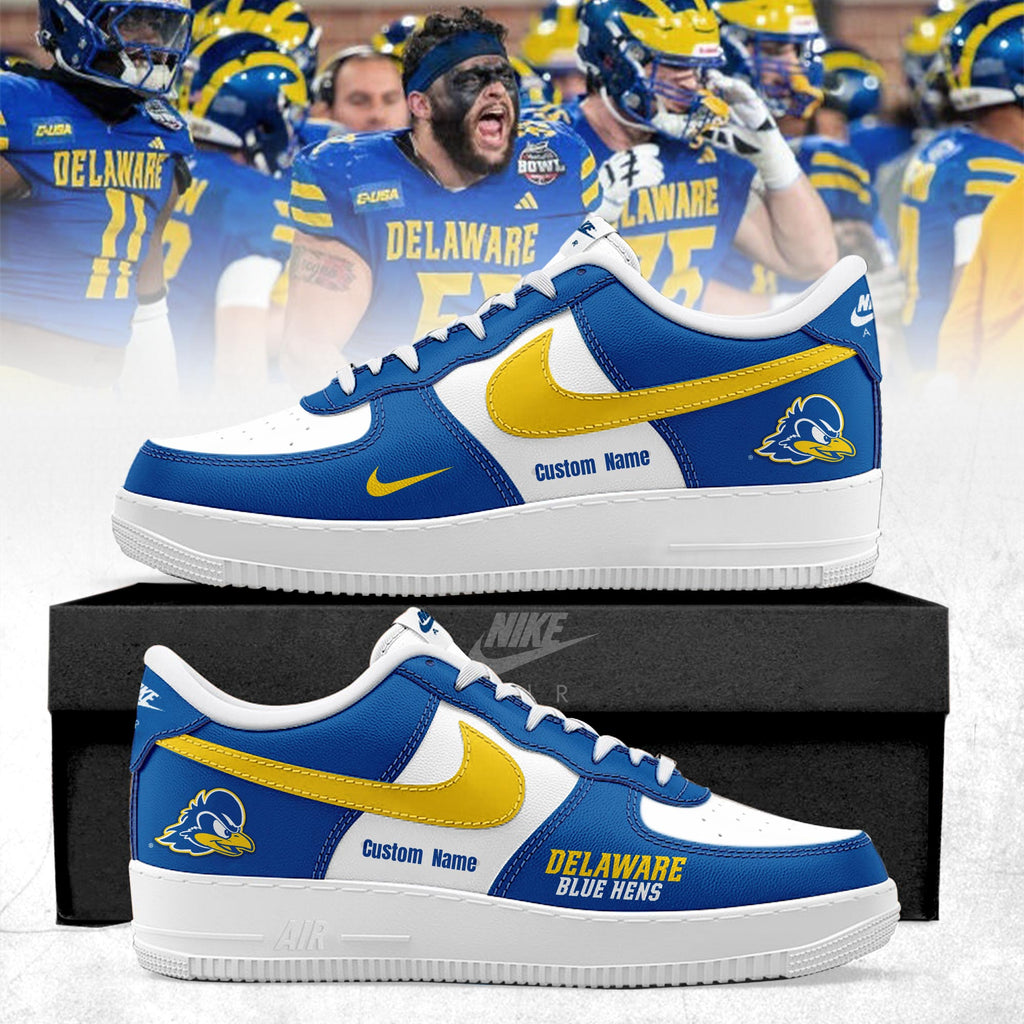 Delaware Fightin’ Blue Hens Special Edition AF1 Sneakers