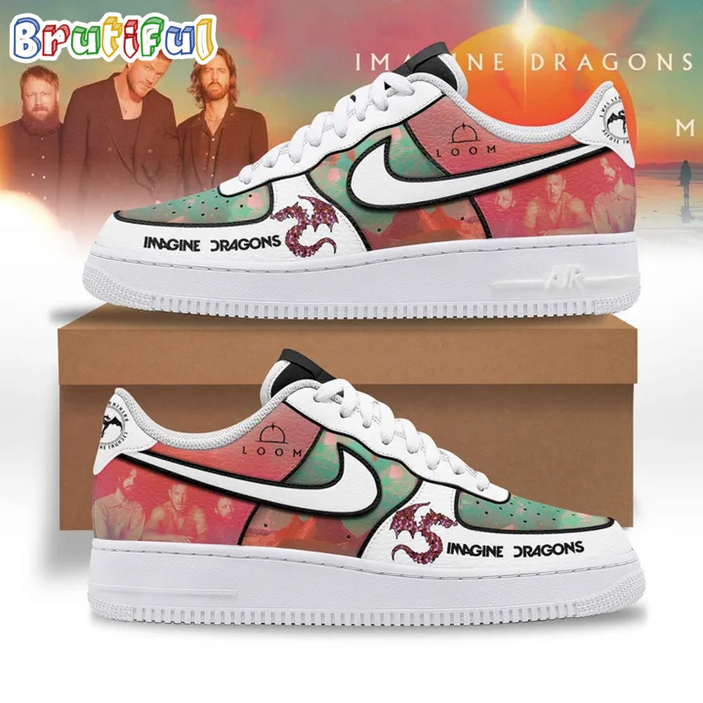 Imagine Dragons Loom Air Force 1 Shoes Sneaker