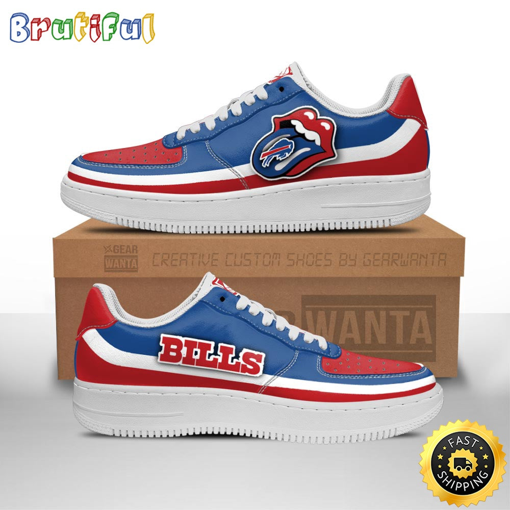 NFL Buffalo Bills Air Force 1 Shoes Sexy Lips For Fans