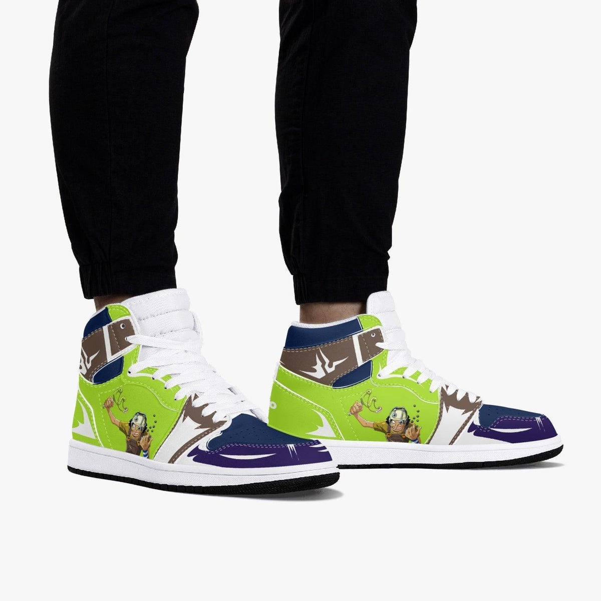 One Piece Usopp AJ1 High Top Shoes